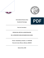 Estado Del Arte Investigacion Mindfulness Edades Escolares - Tesis de Licenciatura