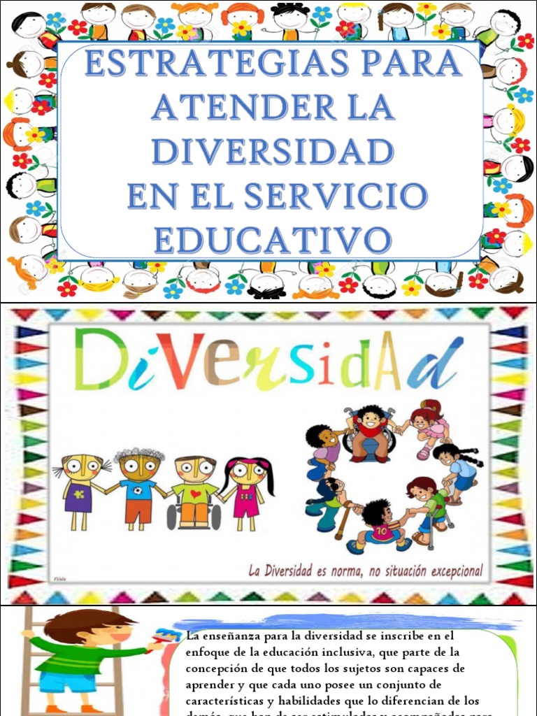 Inclusión y Diversidad en Educación Infantil | PDF | Inclusión ...