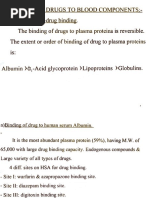 List of Highly Protein Bound Drugs | PDF
