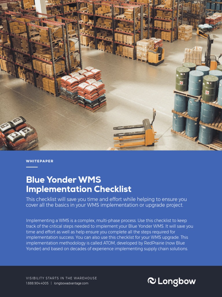 Blue Yonder WMS Implementation Guide | PDF | Implementation | Project ...