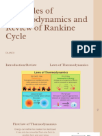 Thermo 1 Review and Rankine Cycle