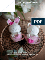 The Cat and Bunny Mug: Crochet Pattern