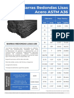 Barras Redondas Lisas Acero ASTM A36