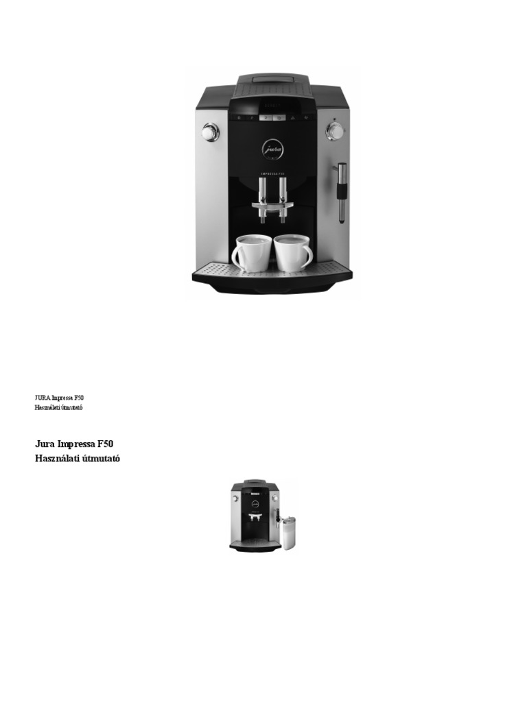 Jura Impressa F50 | PDF