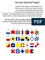 Nautical Flag Worksheet