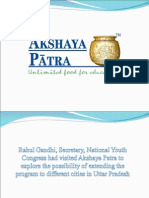 Rahul Gandhi Visited Akshaya Patra Foundation