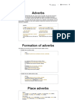 Adverbs - Grammar - Deutsch - Info