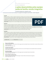 Planejamento Das Ações Desenvolvidas Pelas Equipes de Estratégia de Saúde Da Família Revisãointegrativa