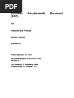 Download Healthcare Project BRD v02 by Ramakrishna Ch SN65908736 doc pdf