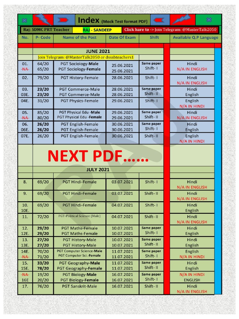 01 DSSSB Reasoning Mock PDF | PDF