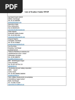 List of Certified Traders Under NPOP