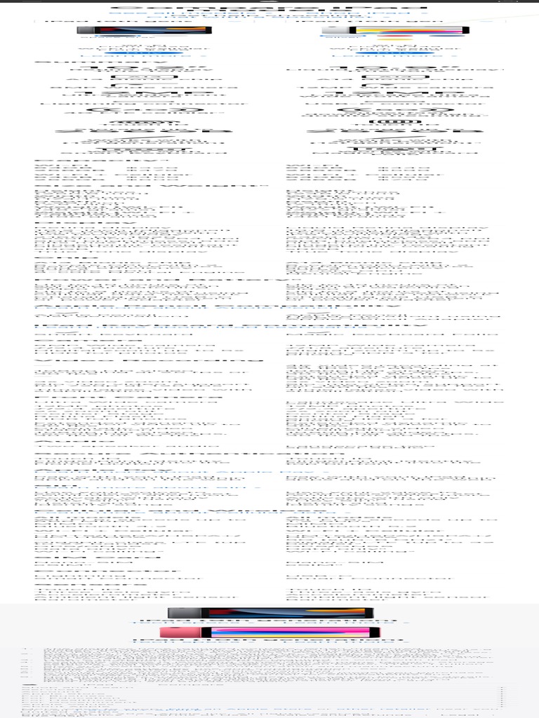 Ipad (9th Generation) Vs Ipad (10th Generation) - Apple | PDF | I Pad