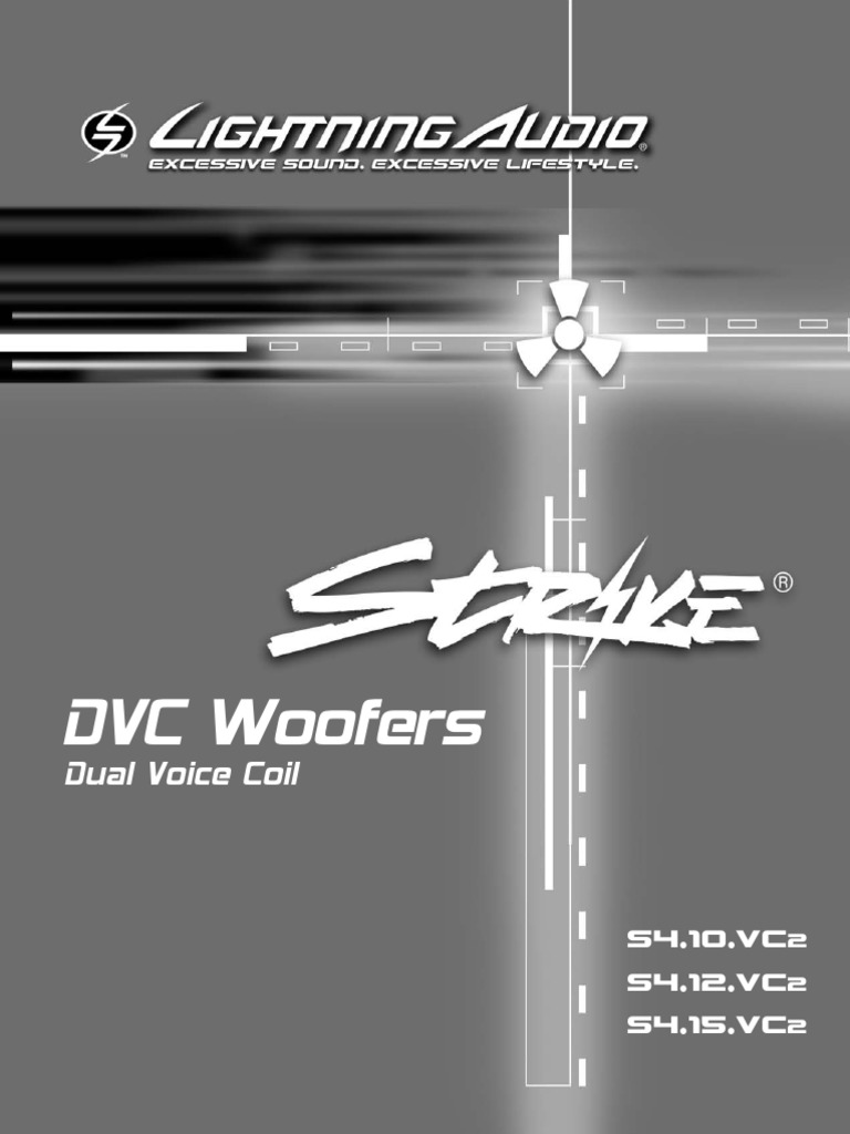 Lightning Audio VC2 Subwoofer Manual | PDF | Volume | Electronics