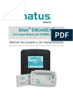 REV 01 - EMU40EX With Natus Base Phase II User & Service Manual - ES