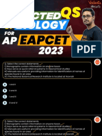 Most Expected Qs For EAPCET-AK