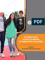 Docuento Base Sistema Colombiano de Formacion de Educadores 2023 Documento Oficial UPN