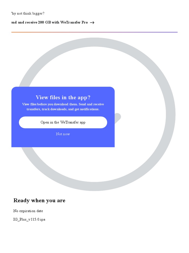 WeTransfer: Send Files Up to 200GB | PDF | Business | Computers