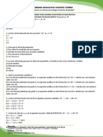 Banco de Preguntas Matemática