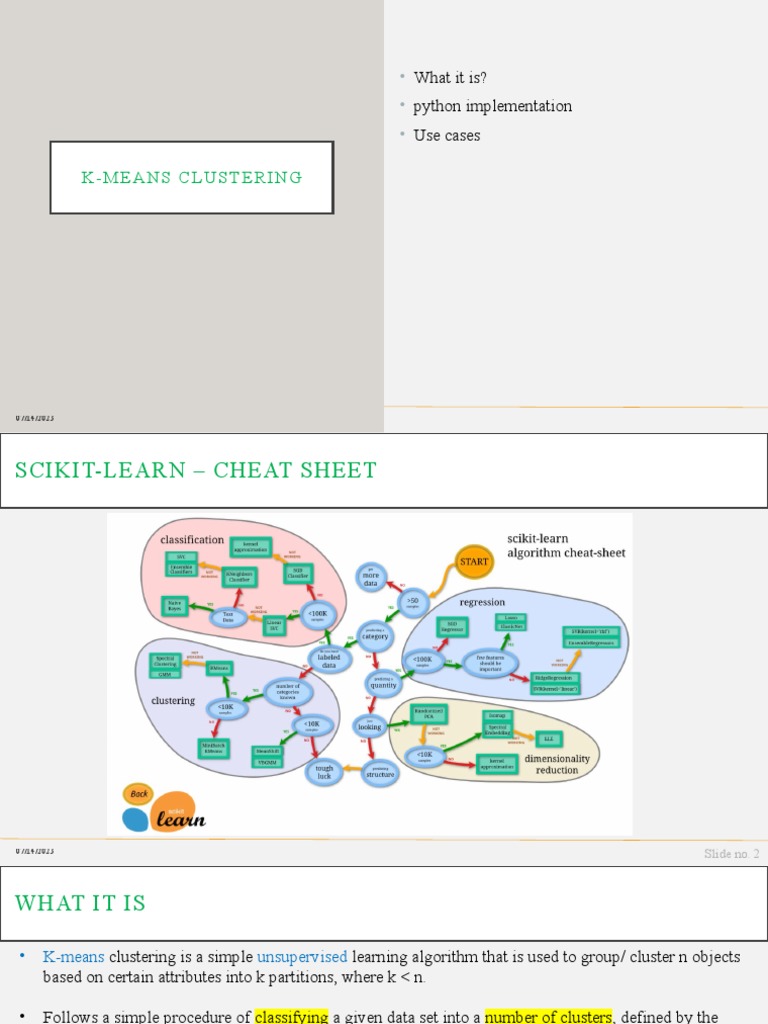 20 - 1 - ML - Unsup - 01 - Partition Based - Kmeans | PDF | Cluster ...