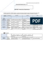 Rúbrica - Evaluación Parcial - 2023-10