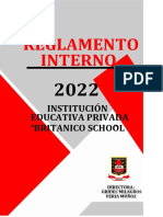 Reglamento Interno 2022