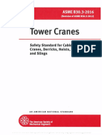 B30.3 Tower Cranes