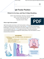 High Fowler Position - What Is It, Its Uses, and How It Helps Breathing - Osmosis