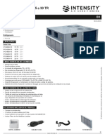 Submittal INTENSITY - Paquete Comercial Solo Frio On-Off, 220V