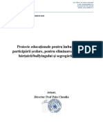 Proiecte Îmbunatatire Participare Eliminare Violenta Bullying Segregare