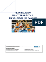 Planificacion Masoterapeutica Voleibol de Cancha