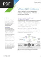 Vmware NSX Intelligence Solution Brief