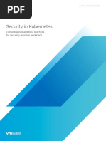 VMware Best Practices Kubernetes Security