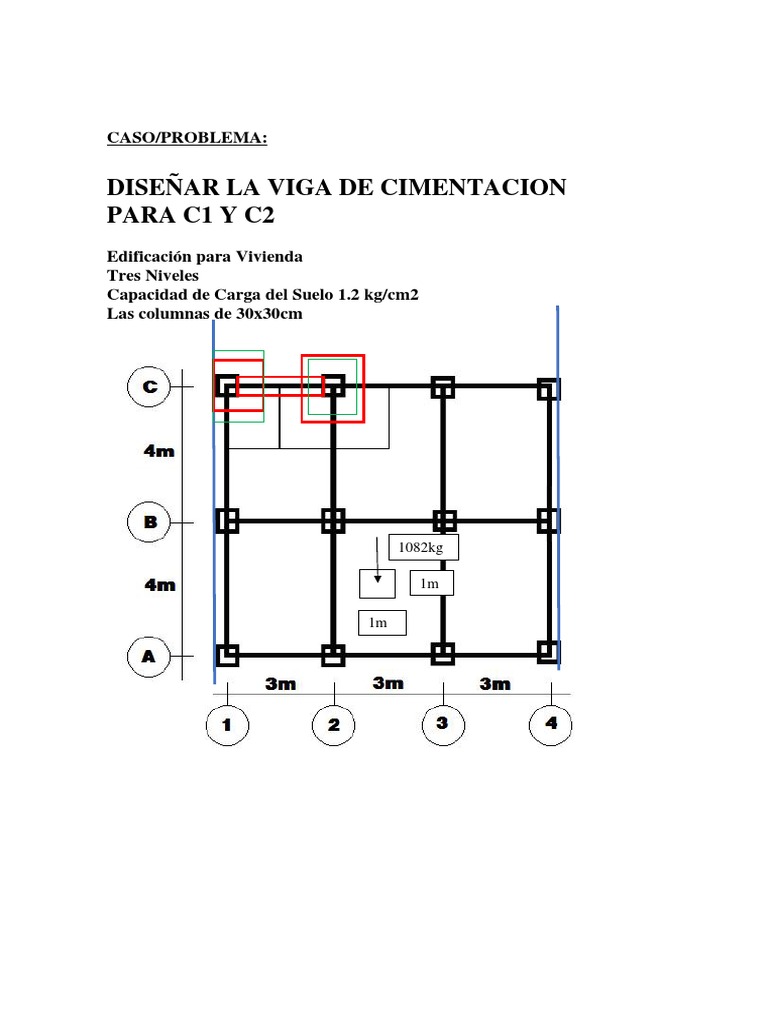 4 CAso de Vigas Cimentacion 4x3 Parte 1 | PDF | Elementos ...