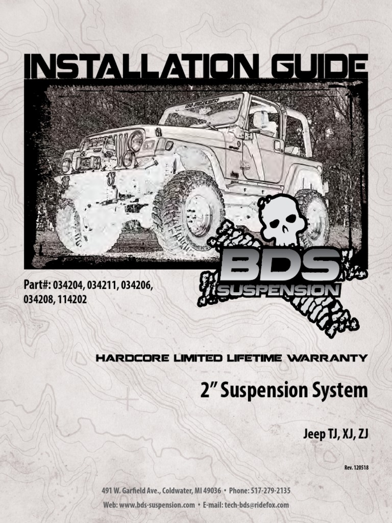 2" Suspension System Part PDF Axle Nut (Hardware)