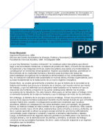 Energía, Civilización y Poder La Era Del Petróleo