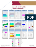 Calendario Modalidad Distancia