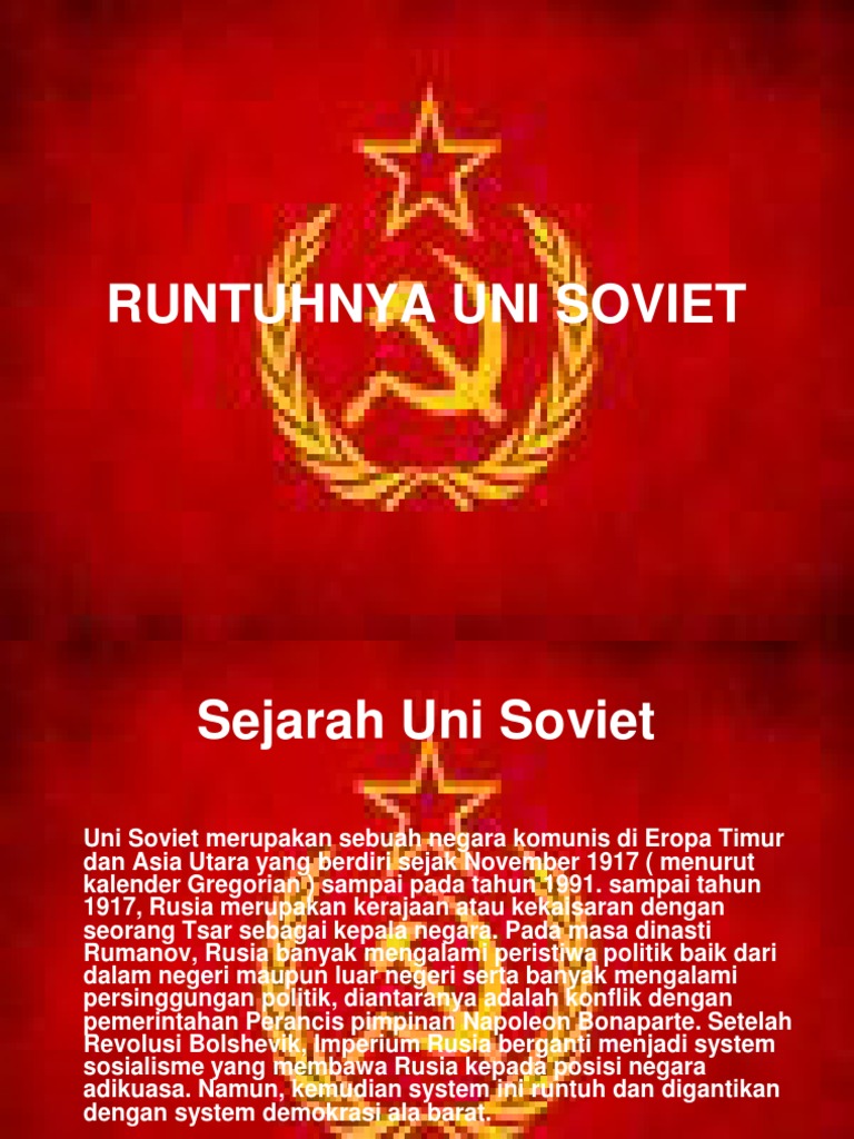 Runtuhnya Uni Soviet