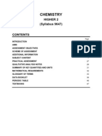 Chem h2 Data Booklet