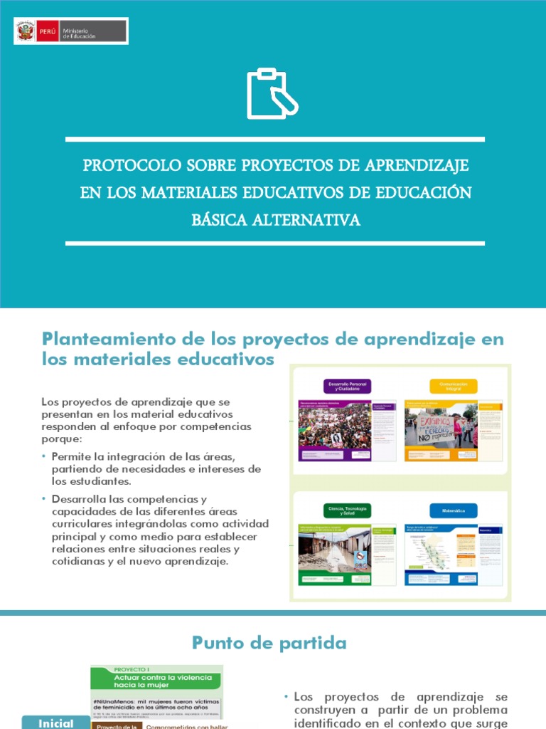 Proyectos de Aprendizaje en EBA | PDF | Evaluación | Aprendizaje