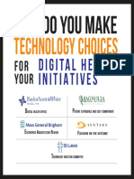 How Do You Make Technology Choices For Your Digital Health Initiatives