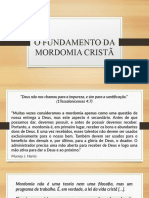 O Fundamento Da Mordomia Cristã