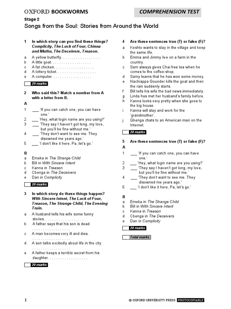 Obw Songs From The Soul | PDF