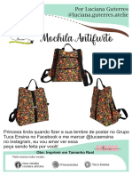 Molde Mochila AntiFurto