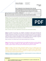 Evaluación Oral - Finalización Curso Expresión Oral y Escrita