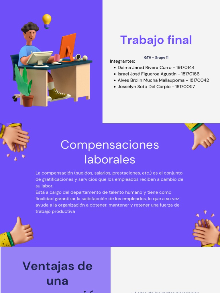 Compensaciones y Beneficios Laborales | PDF | Pensión | Salario
