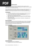 Service Oriented Architecture - Notes