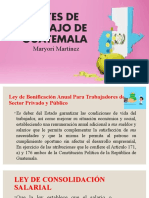 Leyes de TRABAJO DE Guatemala Trabajo Bimestral de Maryori