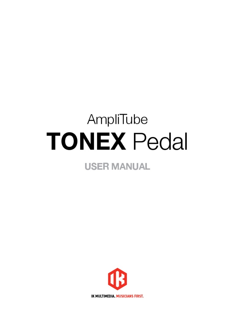 IK Multimedia TONEX PEDAL ライセンス解除済み
