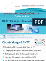 CNTT - CB - Bai 1 Tong Quan CNTT