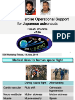 505728main Current Exercise Operational Support For Japanese Astronauts